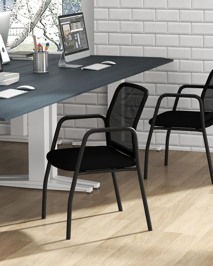 Giantex Office Guest Chair, Waiting Room Chairs with Mesh Back
