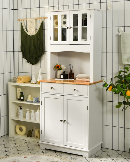Giantex Buffet Sideboard, Kitchen Cabinet with Hutch