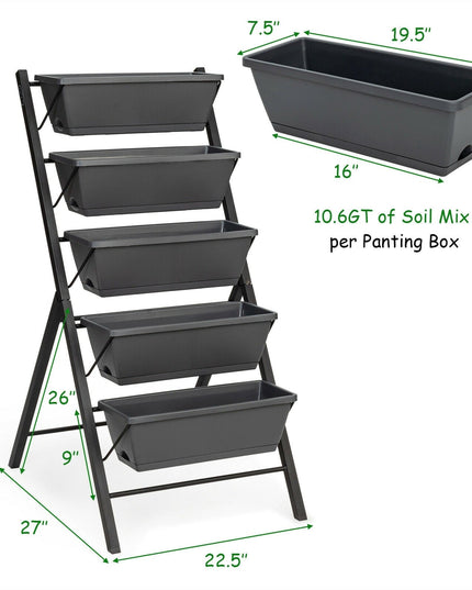 Vertical Raised Garden Bed, Elevated Planter Raised Beds with Water Drainage