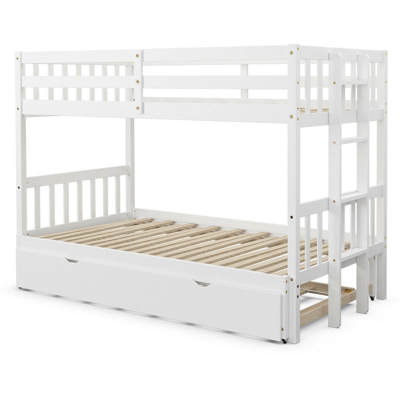 Twin Over Pull-Out Bunk Bed with Trundle