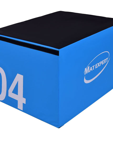 MAT EXPERT 3 in 1 Plyometric Box, Jumping Box with Foam for Jump Training and Conditioning