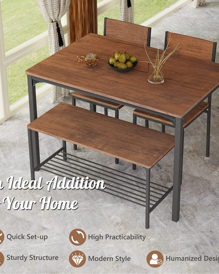 Dining Table Set for 4 - Giantex