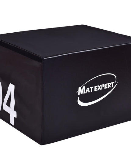 MAT EXPERT 3 in 1 Plyometric Box, Jumping Box with Foam for Jump Training and Conditioning