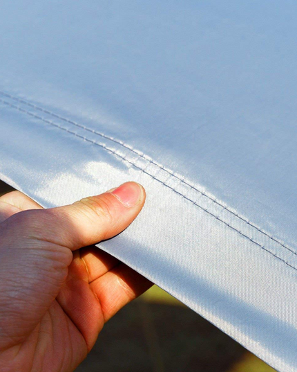 Giantex 7.5ft x 7.5ft Cover for Dog Kennel, Pet Dog Run House Shade for Backyard Playpen, Water-Resistant Kennel Cover