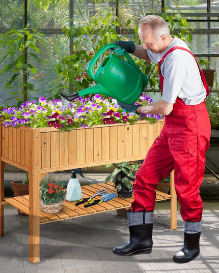 Raised Garden Planter Bed Box, 47" L x 22.5" W x 35.5" H