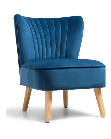Velvet Accent Chair, Upholstered Modern Sofa Chair - Giantexus