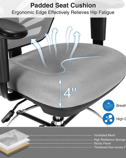 Giantex Mesh Drafting Chair, Standing Desk Chair