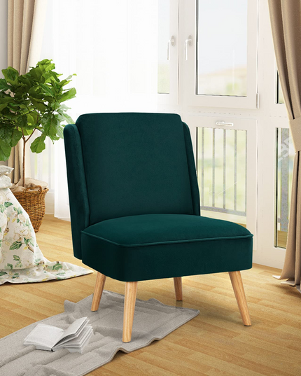 Giantex Comfy Single Sofa Chair w/Rubber Wood Legs
