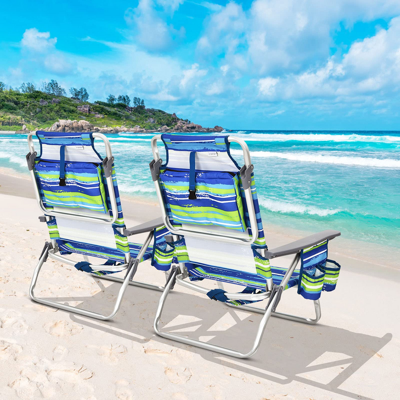 Giantex Beach Chair 2-Pack Sling Camping Chair