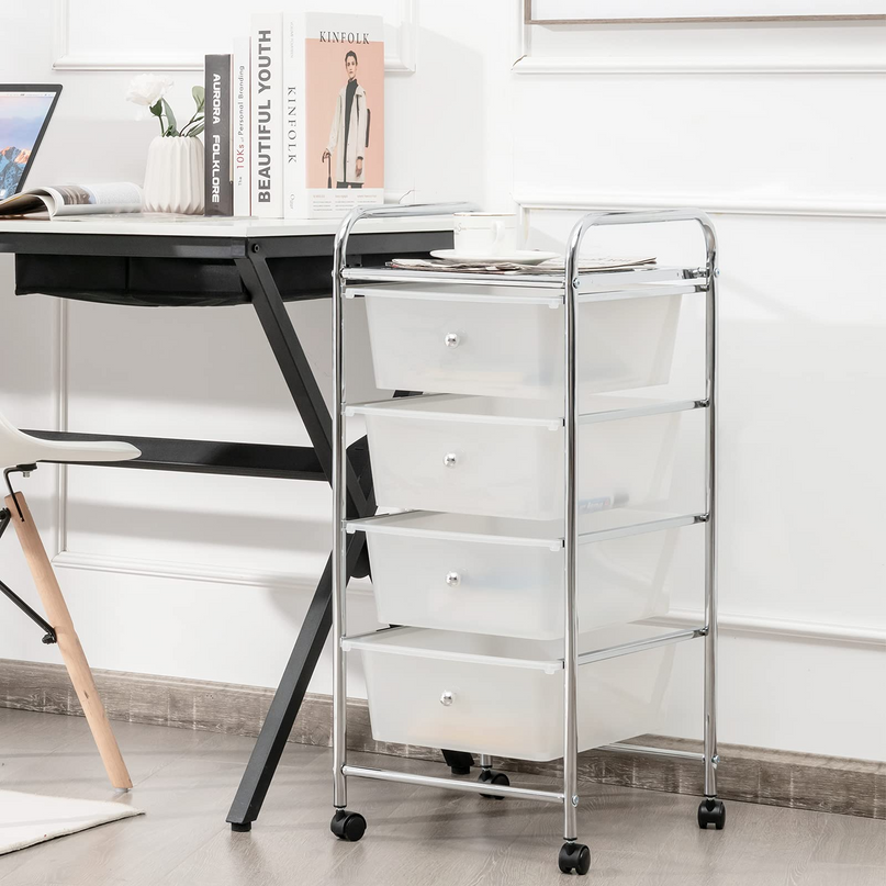 Giantex Rolling Cart with Drawers, Craft Organizer with Wheels