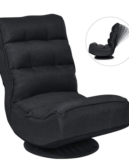 360 Degree Swivel Floor Chair, Lazy Sofa Lounge Chair - Giantexus