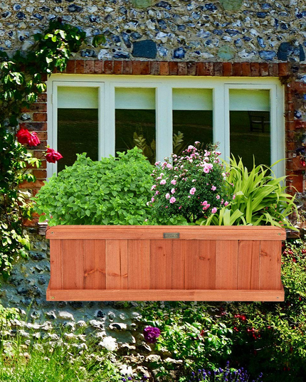Raised Garden Bed Flower or Vegetable Planter (28" L X 9" W X 10" H)