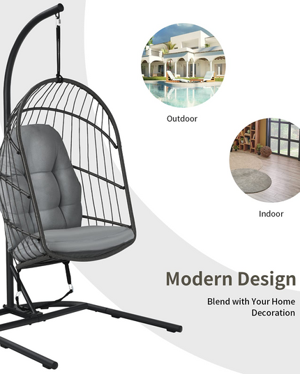 Giantex Hanging Egg Chair with Stand