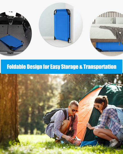 Giantex  Light Weight Camping Bed for Camp Office Sleepover