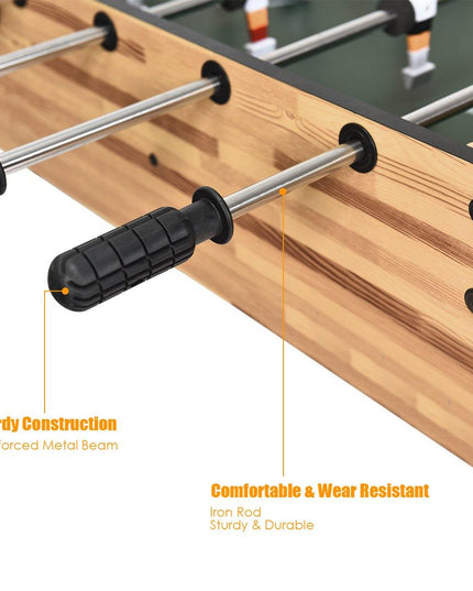 Giantex 48" Foosball Table, 8 Rods, 2 Balls and Score Keepers - Giantexus