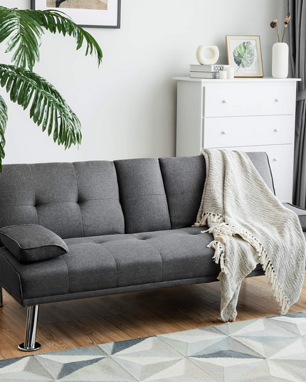 Giantex Modern Convertible Futon Sofa Bed