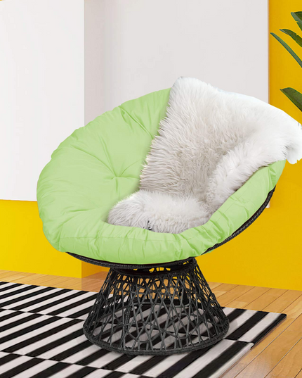 Giantex Rattan Round Papasan Chair