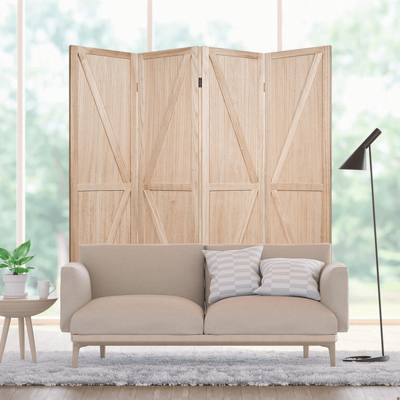 Copy of Giantex 4 Panel Folding Screen, 5.6 Ft Screen Room Divider - Giantexus