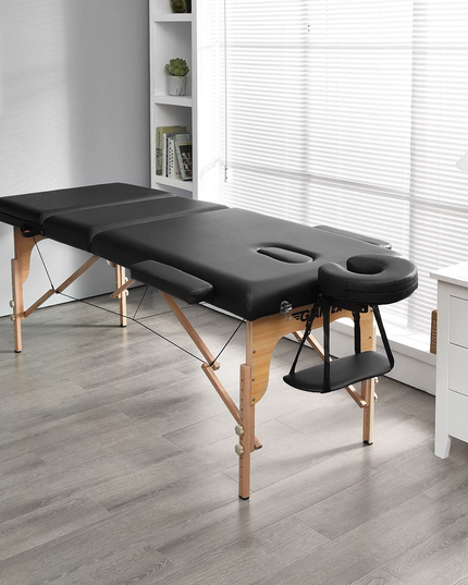 Giantex 84inch Folding Massage Table Spa Bed, 3 Folding Mode
