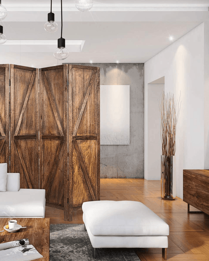 Copy of Giantex 4 Panel Folding Screen, 5.6 Ft Screen Room Divider - Giantexus