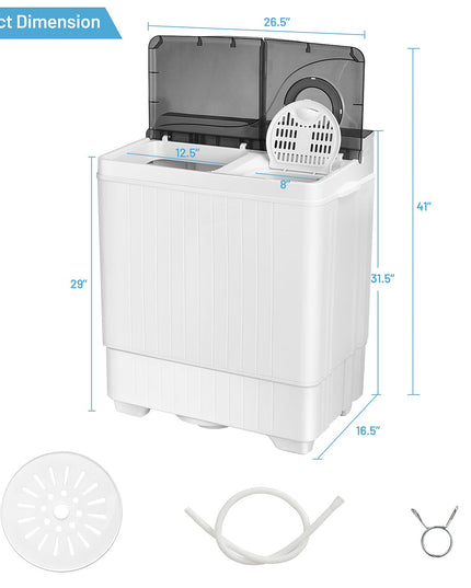 Compact Washing Machine for Apartment, Dorm and RV