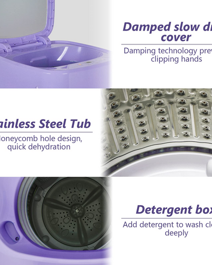 Portable Baby Laundry Washer and Dryer Combo