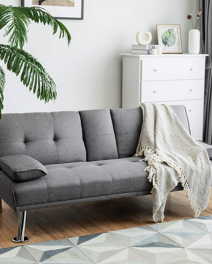 Giantex Modern Convertible Futon Sofa Bed