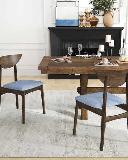 Giantex Wooden Dining Chairs Set for Dining Room Home