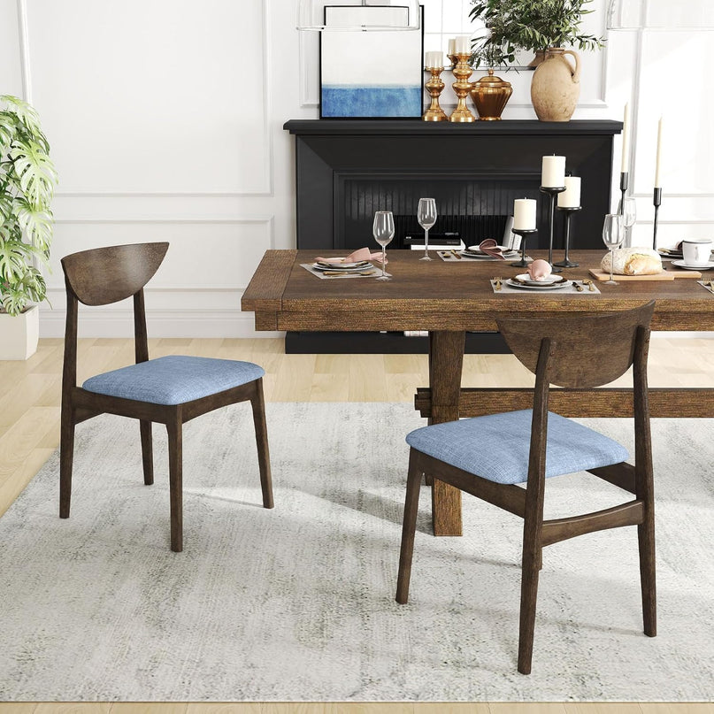 Giantex Wooden Dining Chairs Set for Dining Room Home