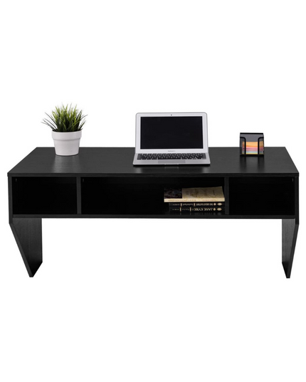 Bureau d'ordinateur mural flottant