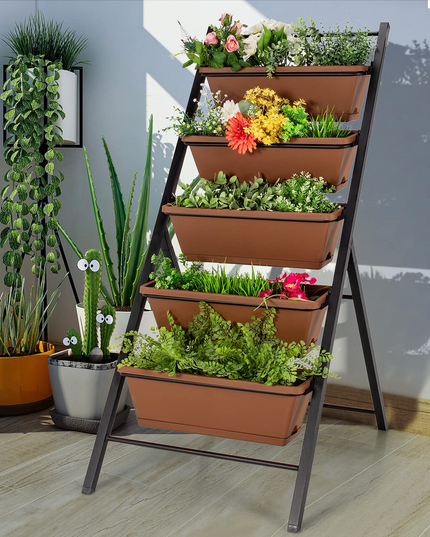Elevated Garden Beds with Water Drainage Hole