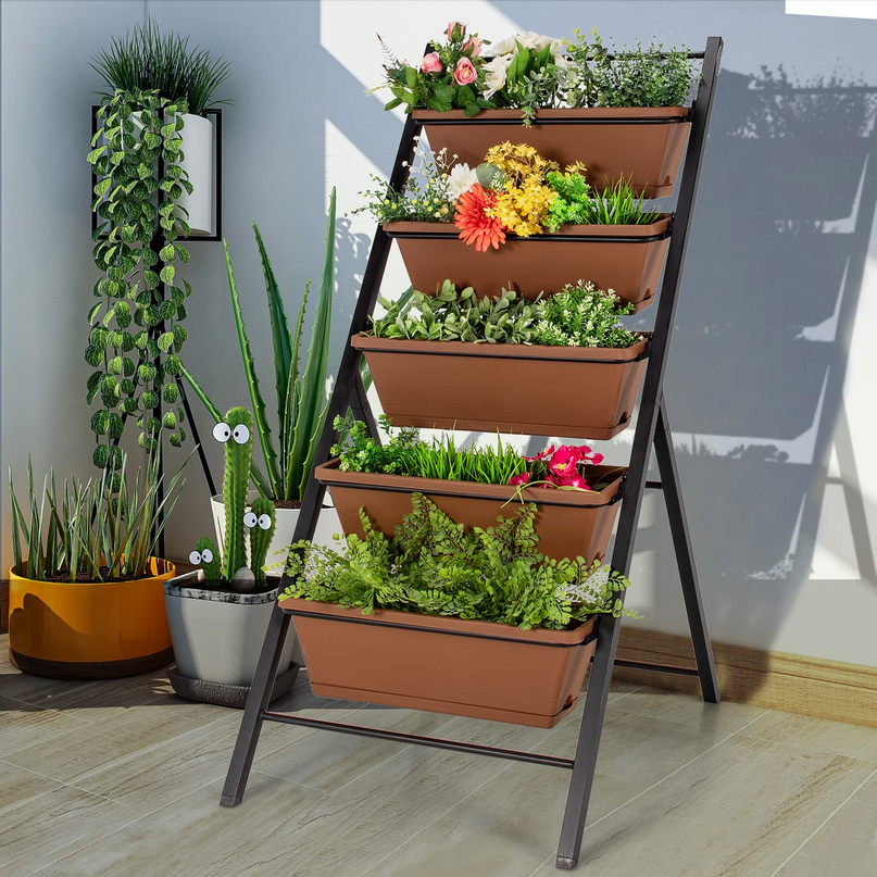 Elevated Garden Beds with Water Drainage Hole