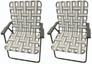 Giantex Folding Lawn Chairs Set of 6 Outdoor Portable Beach Chair W/Stable Steel Frame