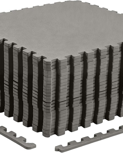 Giantex 0.5" Thick Non-Slip EVA Foam Floor Tiles with Borders