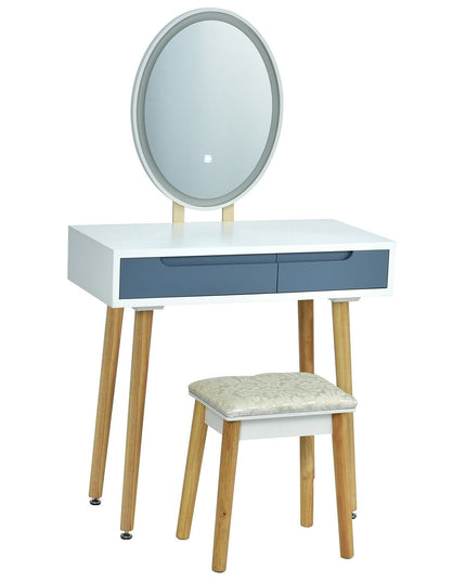 CHARMAID Vanity Set with Lighted Mirror - Giantexus