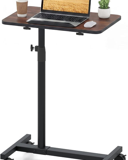 Table de lit Giantex avec roues Table de chevet médicale réglable