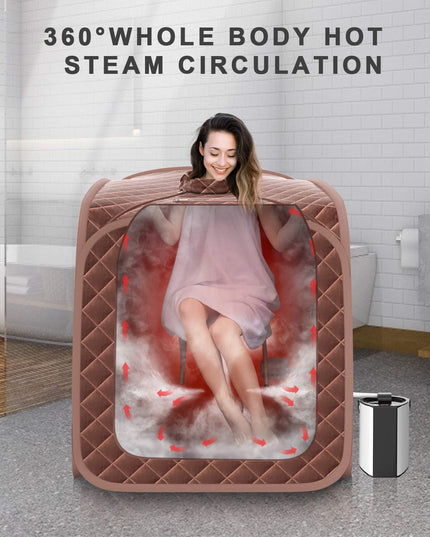 Steam Sauna Portable Therapeutic Sauna 3L Blast-Proof Remote Control