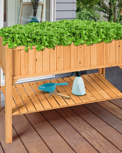 Raised Garden Planter Bed Box, 47" L x 22.5" W x 35.5" H