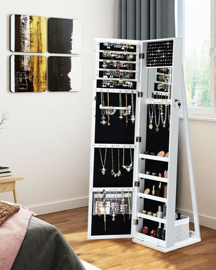 CHARMAID | Standing Jewelry Armoire - Giantexus