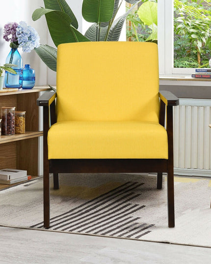 Mid-Century Modern Accent Chair for Living Room - Giantexus