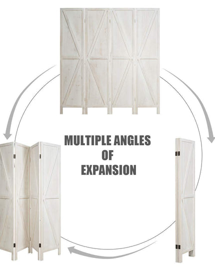 Copy of Giantex 4 Panel Folding Screen, 5.6 Ft Screen Room Divider - Giantexus