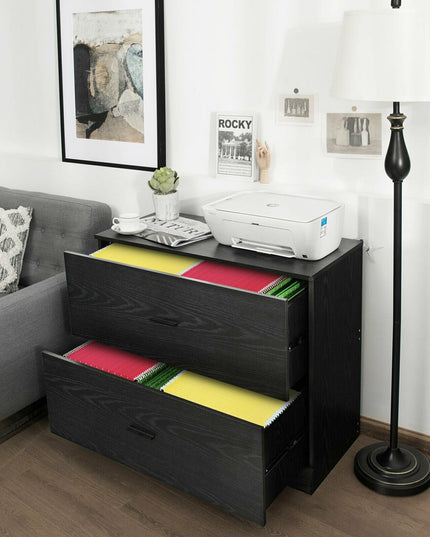 Giantex 2-Drawer Lateral File Cabinet Printer Stand