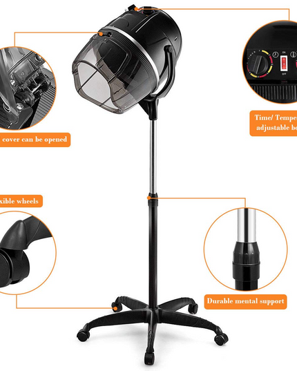Adjustable Hood Floor Hair Bonnet DRYER - Ginatex