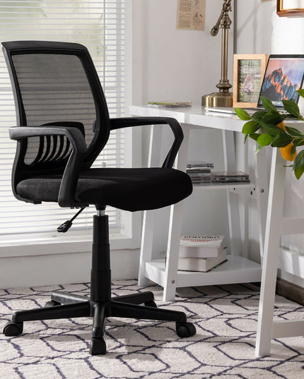 Mesh Office Chair, Mid Back Computer Desk Chair, Ergonomic Executive Chair