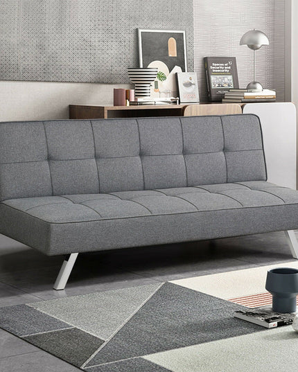 Giantex 3-Seat Convertible Sofa Bed, Sofa Bed w/ 3 Adjustable Angles
