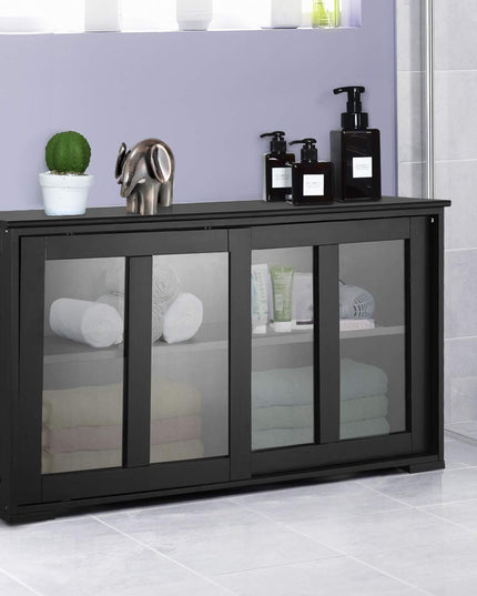 Giantex Buffet Sideboard, Wood Credenza with Sliding Doors