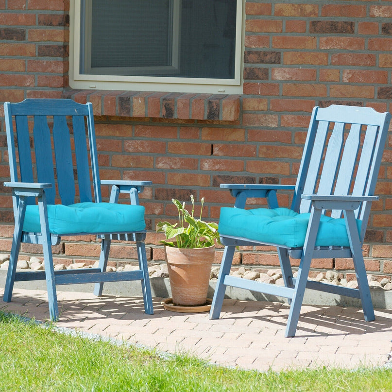 Giantex 2/4/6 Pack Tufted Patio Cushions 4 Inch Thick Outdoor Chair Pads