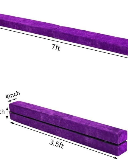Giantex 7FT Folding Floor Balance Beam for Girls - Giantexus