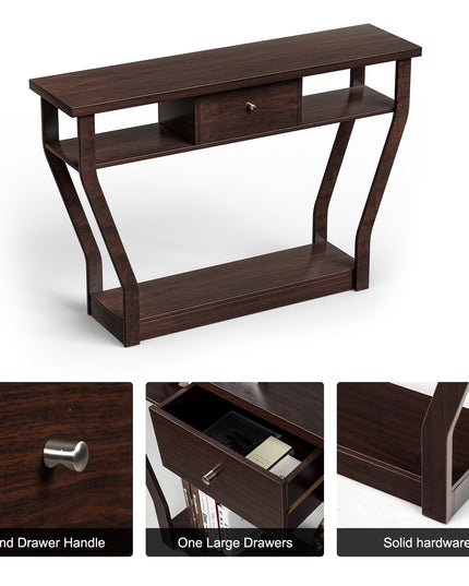 Console Table Modern Easy Assembly Entryway Table