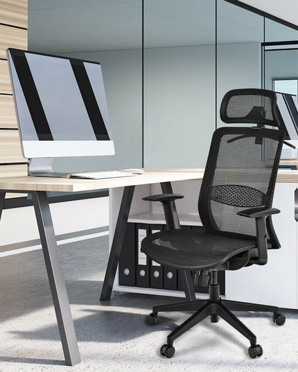 Mesh Office Chair, Ergonomic Office Chair with Headrest